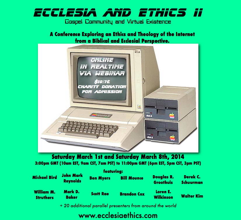 Announcing: Ecclesia & Ethics II